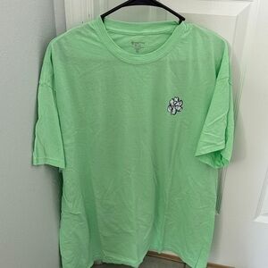 Light Green Floral Tee